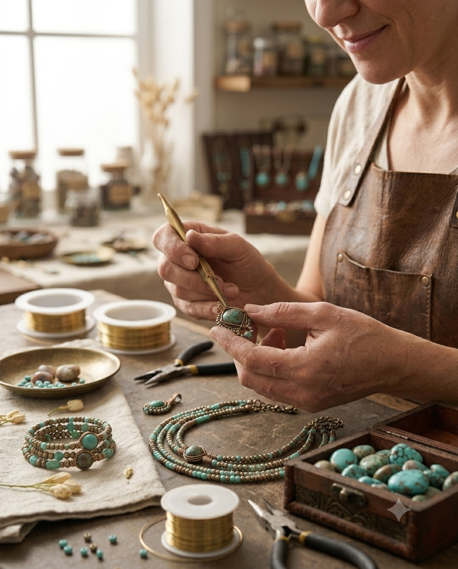 Crafting handmade jewellery